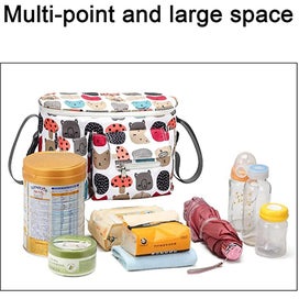 Listing 4 of 5 for Bran Stroller Organizer With Isolated Beverage Owner/cup Holder Stroller Bag Bug