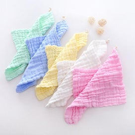 Listing 4 of 5 for Baby Gauze Towel, Baby Saliva Towel Is Soft And Absorbent