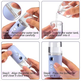Listing 4 of 5 for Bran 1 Pcs Nano Portable Sprayer Mini Face Flock Practical Sprayer Atomization E
