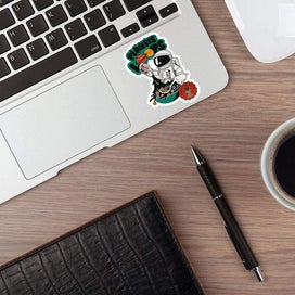 Listing 4 of 5 for 50 Pcs Stickers Pack For Water Bottles, Nasa Logo Space Astronaut Vinyl Sticker