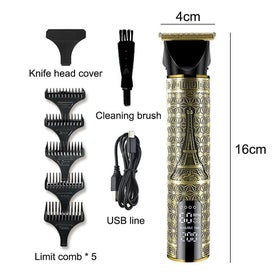 Listing 2 of 5 for Hair Clippers For Men Cordless Hair Trimmer Beard Trimmer Electric Outline Tri