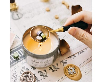 Listing 3 of 4 for Wooden Handle Wax Spoon For Sealing Stamp$wax Spoon Wooden Handle Wax Sealing Sp