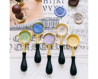 Listing 4 of 4 for Wooden Handle Wax Spoon For Sealing Stamp$wax Spoon Wooden Handle Wax Sealing Sp