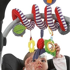 Listing 4 of 5 for Kid Baby Crib Cot Pram Hanging Rattles Spiral Stroller Car Seat Toy
