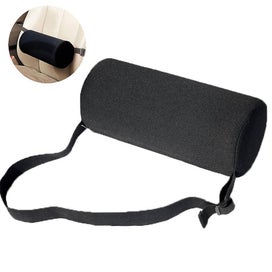 Listing 2 of 5 for Bran Lumbar Pillow, Crescent Roll, High Sponge Back Support For Office Chairs, C