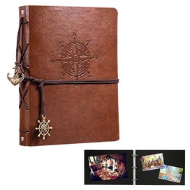 Listing 2 of 5 for Bran Leather Self -design Photo Album Scrapbook Album Photo Book Wedding Guest B