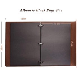 Listing 5 of 5 for Bran Leather Self -design Photo Album Scrapbook Album Photo Book Wedding Guest B
