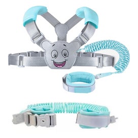 Listing 2 of 5 for Bran Backpack Harness For Kid, 2-in-1, Anti Lost Wrist Cuff With Lock + Link Saf