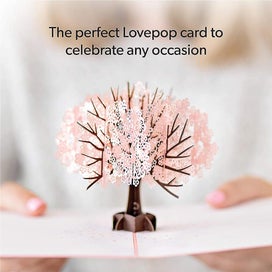 Listing 2 of 5 for Bran Cherry Blossom Classic Pop Up Card - 3d Card, Mothers Day Card, Card For Wi