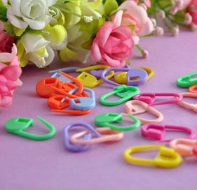 Listing 4 of 5 for Bran Mix Color Knitting Stitch Counter Crochet Locking Stitch Markers Stitch Nee