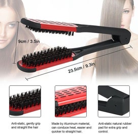 Listing 5 of 5 for Bran Hair Straightener Hair Straightening Comb Double Sided Brush Clamp Straight