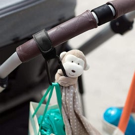 Listing 4 of 5 for Bran Stroller Hooks Strap, Clip Or Hang A Diaper Bag To Your Pram Or Buggy