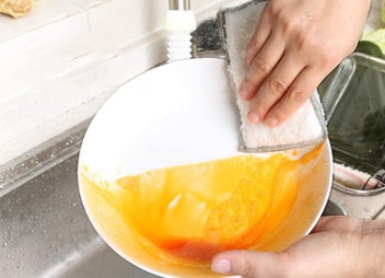 Listing 2 of 5 for Bran Bamboo Absorbent Sponges Kitchen Cleaning Sponges Reusable Dish Was