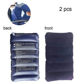 Listing 2 of 5 for Bran Inflatable Pillow, Pack Of 2 Compressible Pillow Comfortable Blow Up Flocki