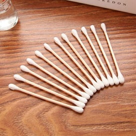 Listing 3 of 5 for 100pcs Biodegradable Bamboo Cotton Swabs Compostable Wooden Ear Sticks Zero Wast