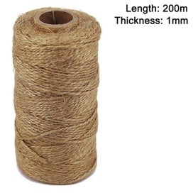 Listing 5 of 5 for Jute Twine 200m 1mm Rustic Jute Rope For Arts And Crafts Gift