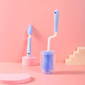 Listing 5 of 5 for Bottle Brush Setsilicone Baby Bottle Brush Set, Used To Clean Baby Bottles, Wate