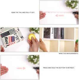 Listing 4 of 5 for 3pcs 60-inch 1.5 Meter Soft And Retractable Tape Measure Medical Body Measuremen