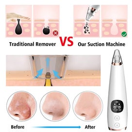Listing 3 of 5 for Blackhead Remover Vacuum, Electric Pore Vacuum Blackhead Extractor Removal Tool