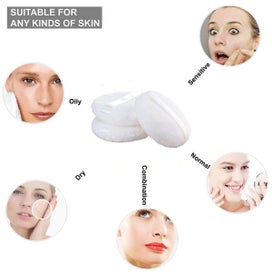 Listing 4 of 4 for Pure Cotton Powder Puff,puff, For Powder Foundation, 3 Inch Normal Size, With St