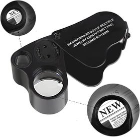 Listing 3 of 4 for Jewellers Loupe, Teoyall 30x60 Illuminated Jewelry Magnifying Glass