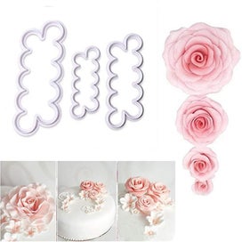 Listing 1 of 1 for 3d Rose Flower Ever Cutter Fondant Mold Cake Decorating Maker Mould Baking Tool