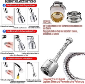 Listing 5 of 5 for Faucet Sprayer Attachment, 360 Movable Kitchen Sink Tap Spray Head