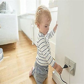 Listing 4 of 5 for Outlet Plug Covers Ultra Clear Child Proof Electrical Protector Caps
