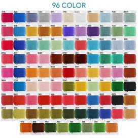 Listing 2 of 2 for Embroidery Floss Set With Organizer Box 96 Rainbow Colors Bracelets Floss String