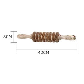 Listing 5 of 5 for Wooden Handheld Massage Roller Trigger Point Full-body Muscle Release Massager R