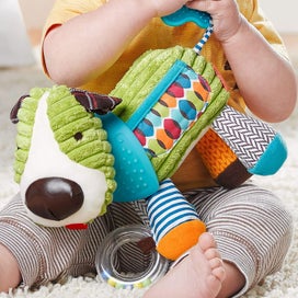 Listing 2 of 3 for Skip Hop Bandana Buddies Baby Activity And Teething Toy With Multi-sensory Rattl