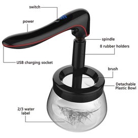 Listing 2 of 4 for Electric Makeup Brush Cleaner And Dryer, Usb Charging 3 Modes Super-fast 30 Seco