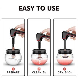 Listing 3 of 4 for Electric Makeup Brush Cleaner And Dryer, Usb Charging 3 Modes Super-fast 30 Seco
