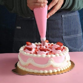 Listing 4 of 5 for 21pcs Piping Bags And Tips Set Pastry Bag 14 Stainless Steel Nozzle