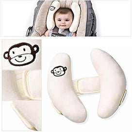 Listing 3 of 5 for Adjustable Toddler Headrest And Neck Support, Banana-shaped Travel Pillow $ Car
