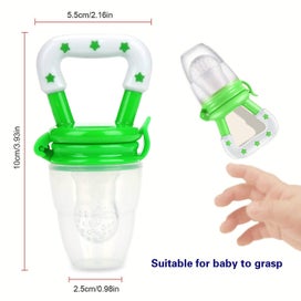 Listing 3 of 5 for Baby Fruit Feeder Pacifier Fresh Food Feeder, Infant Fruit Teething Toy For Todd