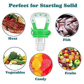 Listing 4 of 5 for Baby Fruit Feeder Pacifier Fresh Food Feeder, Infant Fruit Teething Toy For Todd
