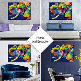 Listing 3 of 4 for Sans Cadre, Peinture Par Numero Kits Avec Brosses Et Peintures Acryliques Pour A