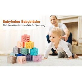 Listing 4 of 5 for Babyhelen Babyblcke Baby Spielzeug Weiche Bausteine Fr Kinder, Beiringe Spielzeu