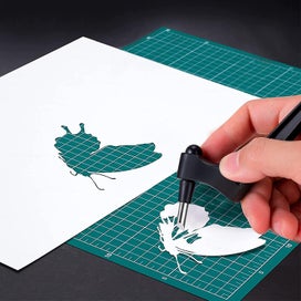 Listing 3 of 3 for Craft Cutting Tools, Craft Knife 360 Degree Rotating Blade, Precision Carving Cu