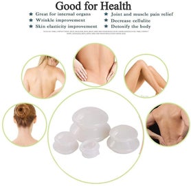 Listing 3 of 4 for Cupping Glass Silicone, Anti Cellulite Cup, Silicone Cupping Set Cupping Glasses
