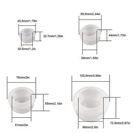 Listing 4 of 4 for Cupping Glass Silicone, Anti Cellulite Cup, Silicone Cupping Set Cupping Glasses