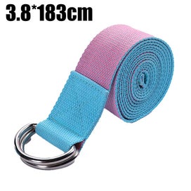Listing 3 of 5 for Yoga Strap Made With Adjustable D-ring, Improve Flexibility & Strength For Yoga