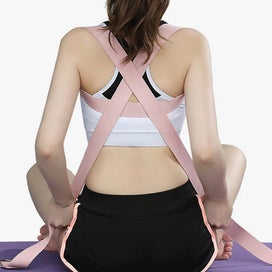 Listing 3 of 4 for Yoga Strap, Band For Stretching, Flexibility, Balance, Pilates, Exercise Fitne