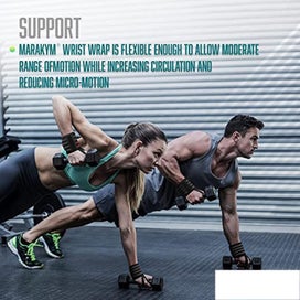 Listing 4 of 5 for Compression Support Bands For Men & Woman | Adjustable Hand & Wrist Straps To Av