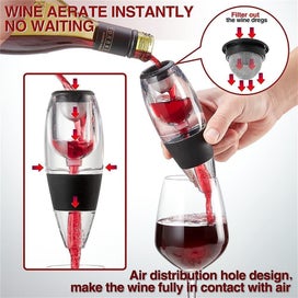 Listing 4 of 4 for Wine Decanter With Sediment Filters Make Wine Aerated Quickly,wine Airarator Wit