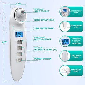 Listing 2 of 4 for Blackhead Remover Vacuum - 2 In1 Electric Blackhead Pore Vacuum Cleaner & Facial