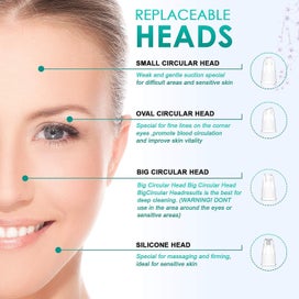 Listing 4 of 4 for Blackhead Remover Vacuum - 2 In1 Electric Blackhead Pore Vacuum Cleaner & Facial