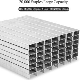 Listing 2 of 5 for 20,000 Staples, Standard Staples For Stapler, 1/4 Inch Staples, 5,000/box, 4 Box