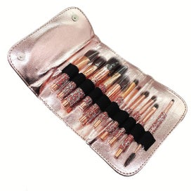 Listing 5 of 5 for 10 Pack Makeup Brushes Set With Bag Newest Diamond-studded For Face And Eyes Mak